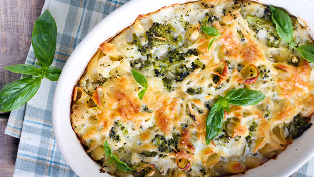 Broccoli and cheese pasta bake | OverSixty