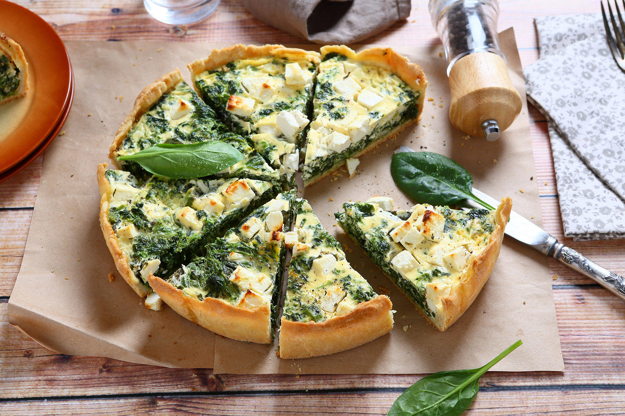 Kale, feta spinach pie | OverSixty