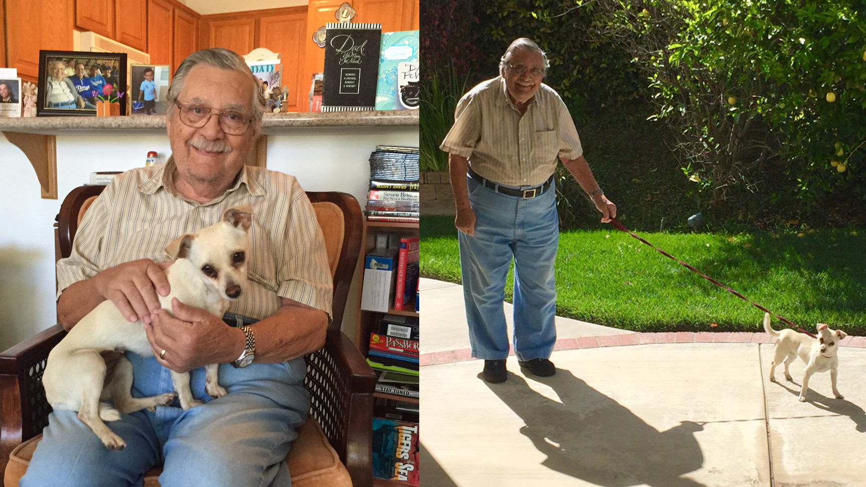 90-year-old grandpa’s photos with new dog will warm your heart | OverSixty
