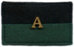 1st Battalion Colour Patch With A For The Gallipoli Anzacs Badge (Public Domain) (1)