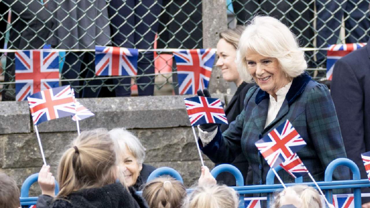 Camilla's first appearance since the Queen's announcement