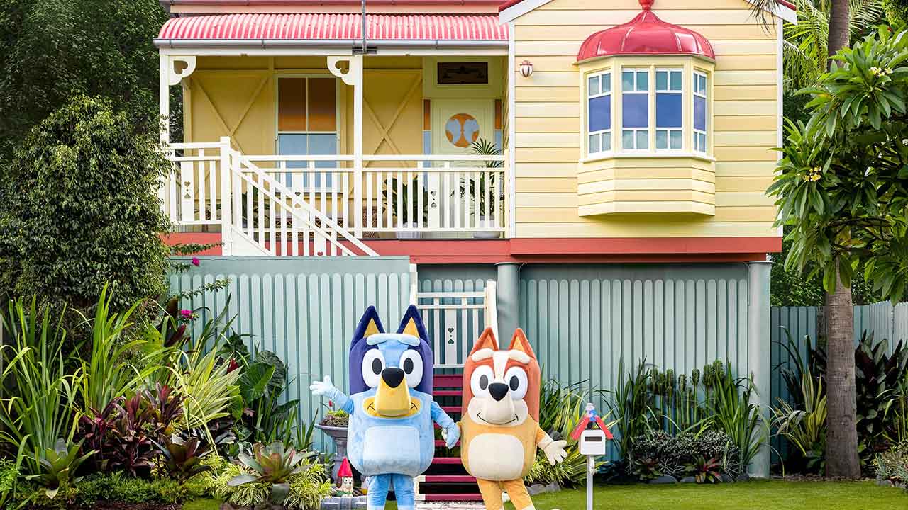Aussie TV icon Bluey's home recreated in real-life