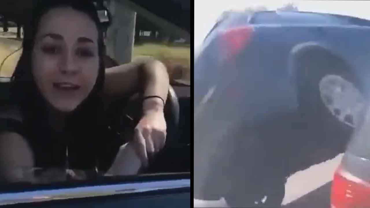 Local woman nearly flips car in clash with anti-vaxxer