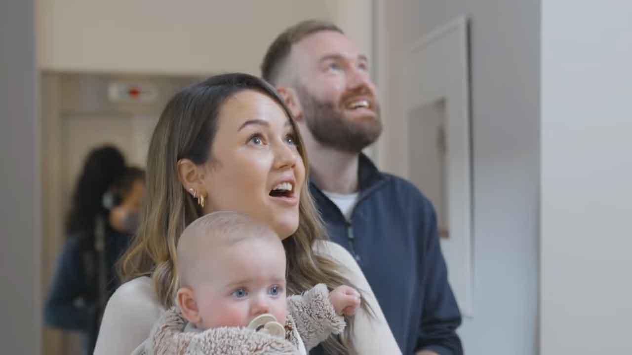 "Truly life changing" moment sees new mum win a mansion