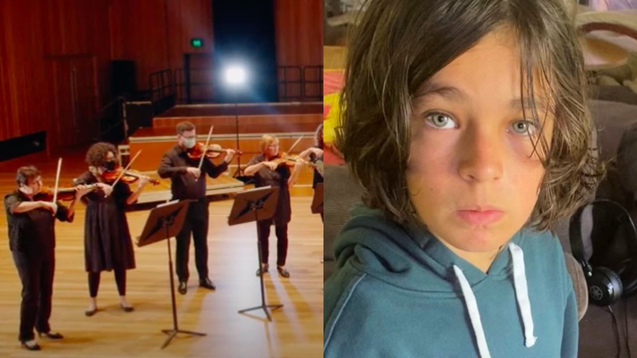 Child's unfinished "secret song" performed at his funeral by orchestra
