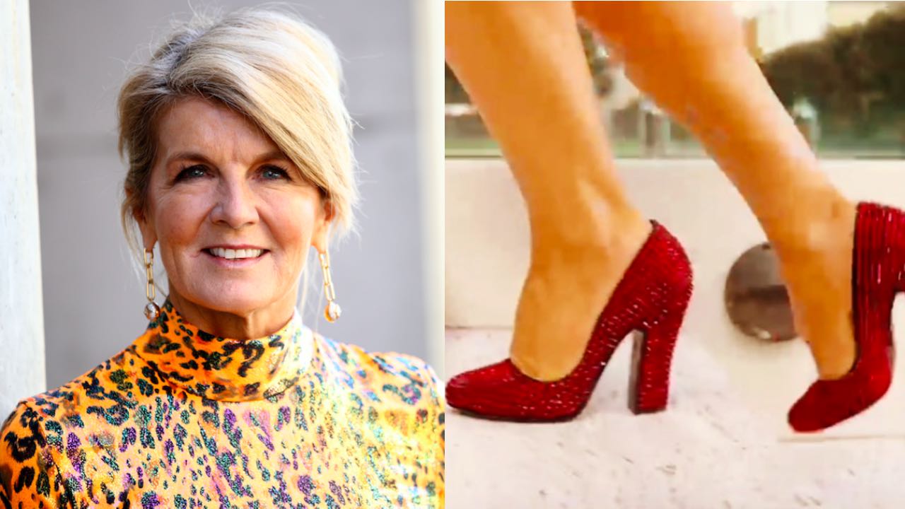“When in doubt, wear red”: Julie Bishop’s courageous callback