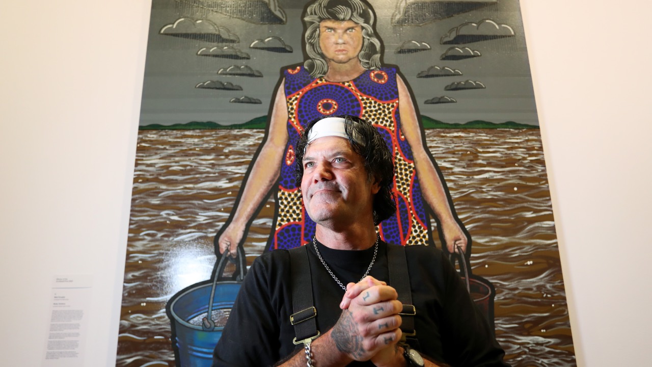 Blak Douglas becomes second ever Indigenous Archibald Prize winner