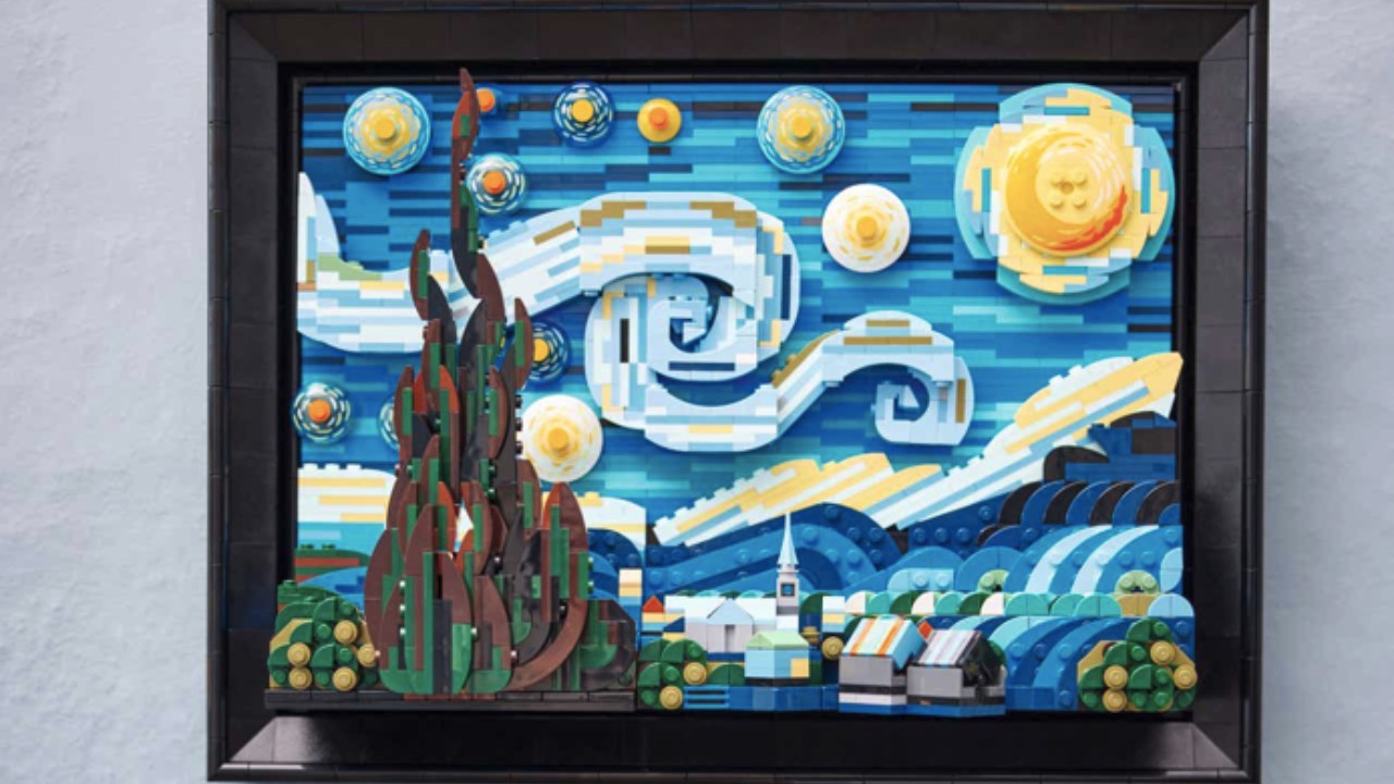 LEGO recreates Van Gogh’s iconic Starry Night