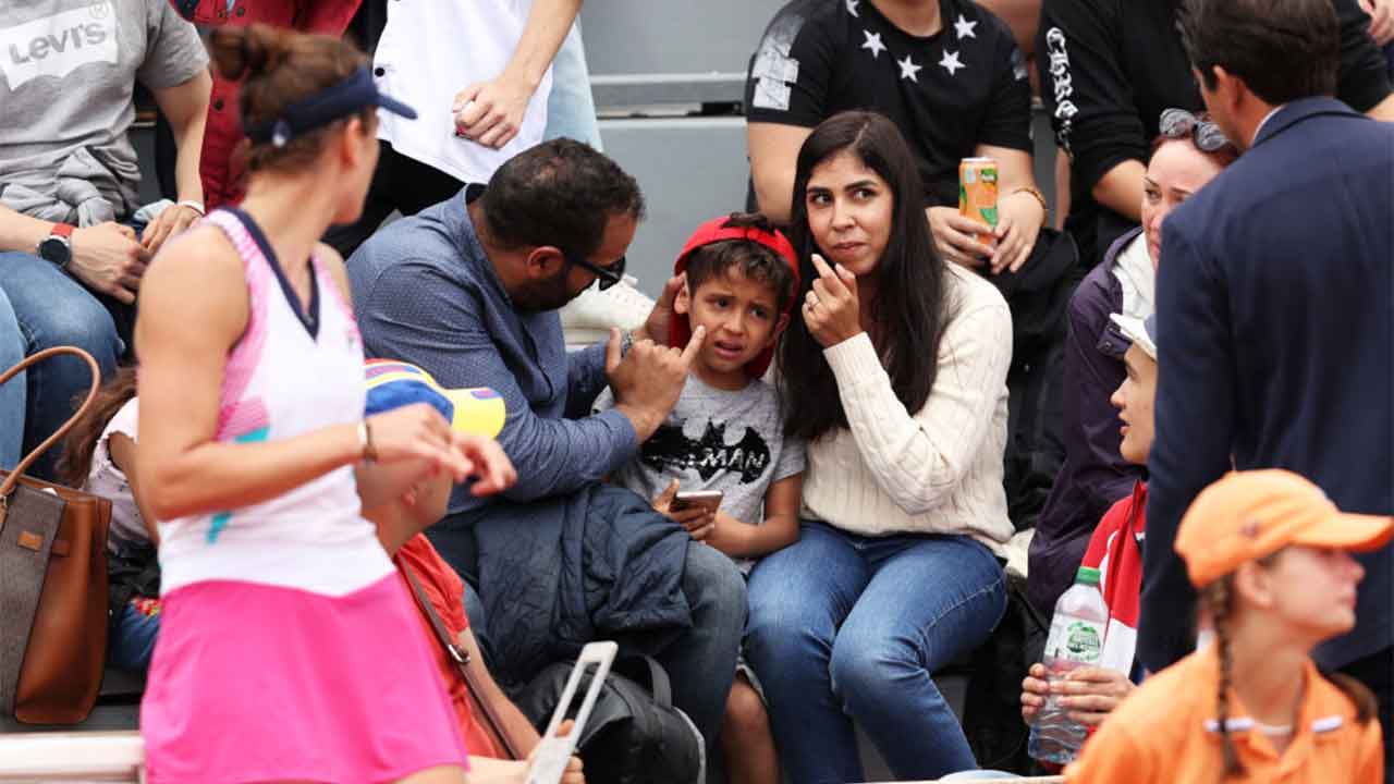 Tennis player’s violent act leaves little boy in tears