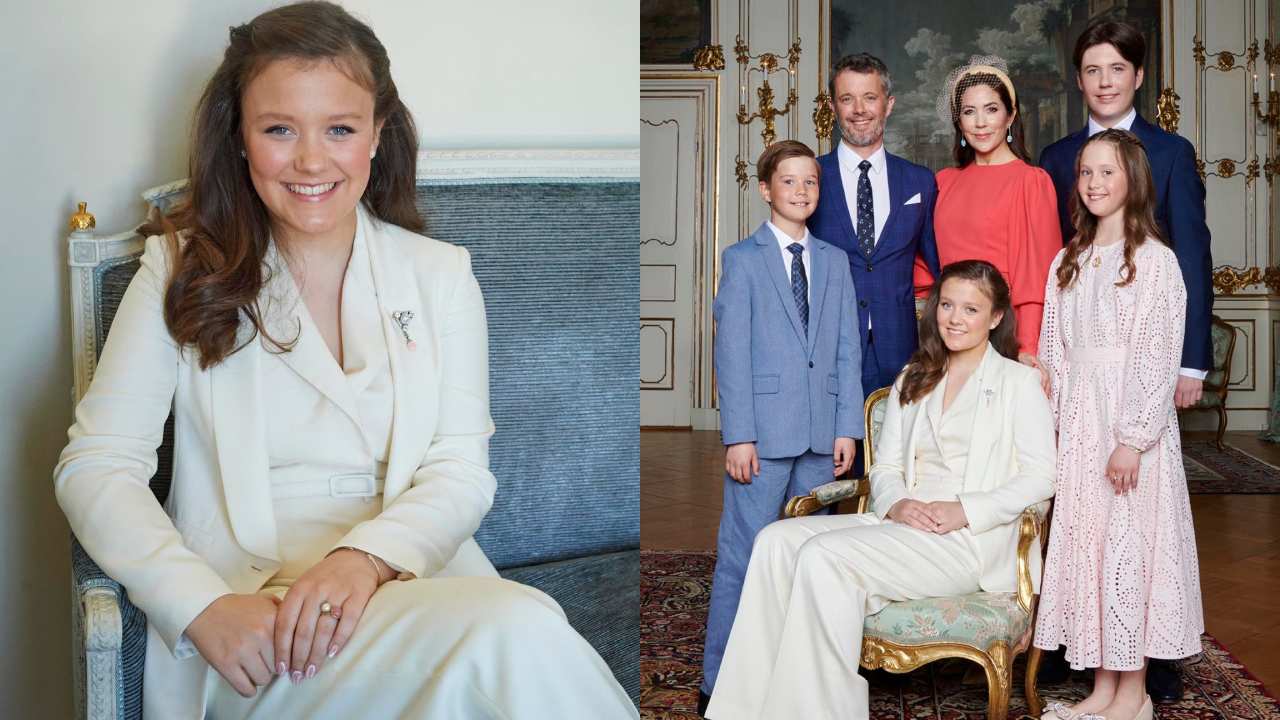 Stunning images released of Princess Isabella’s confirmation