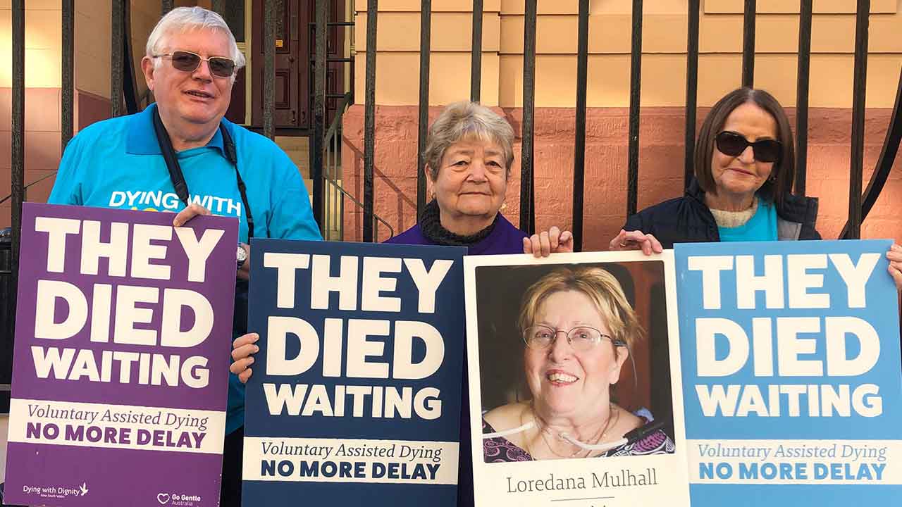 Emotional scenes as NSW passes law on Voluntary Assisted Dying﻿﻿