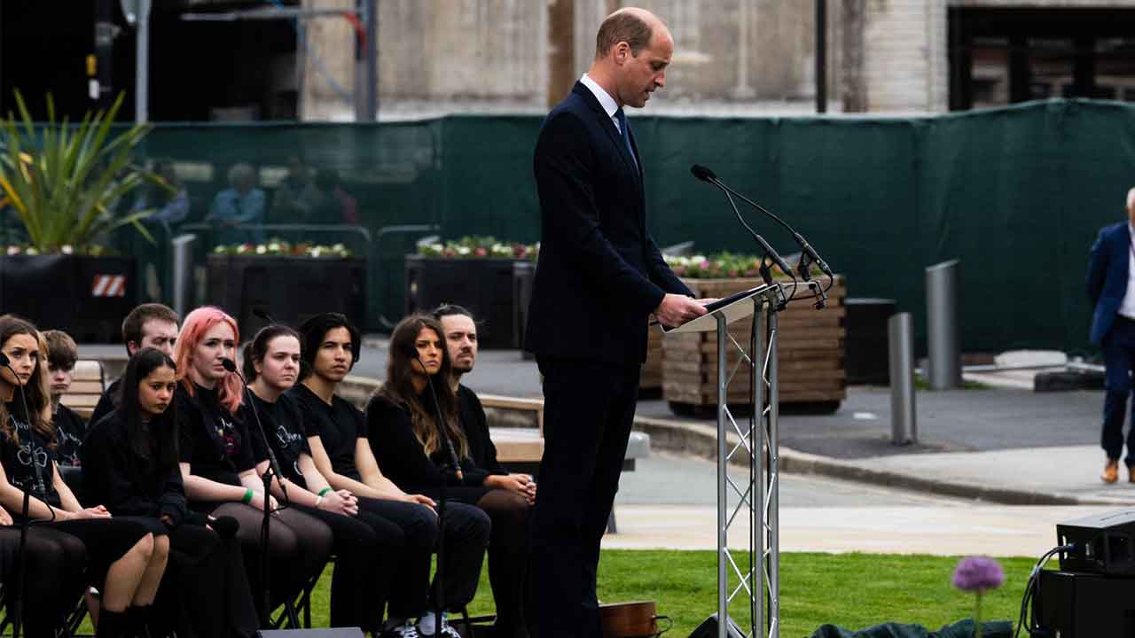 “They were loved”: Prince William chokes up in memorial speech