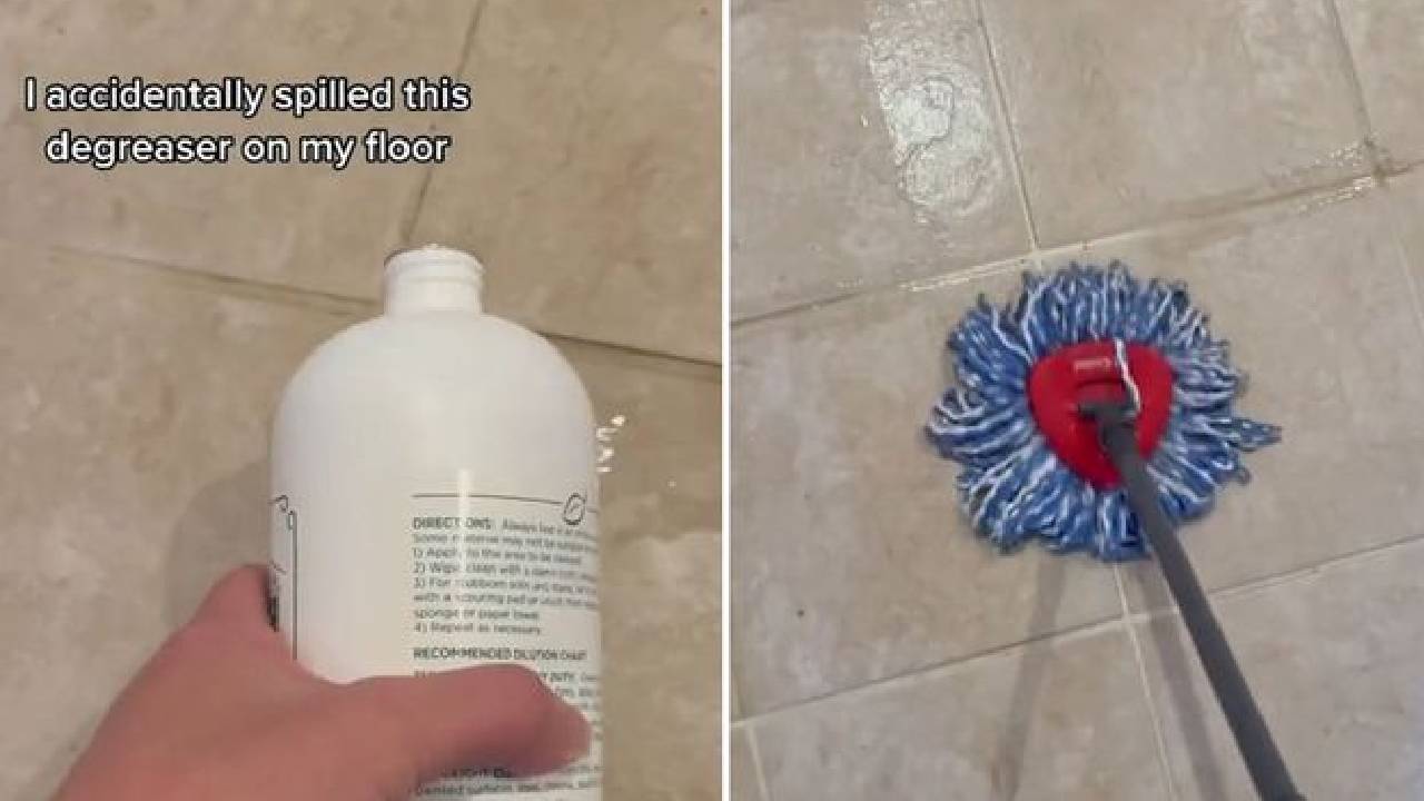 Unlikely product that makes grout sparkle with no scrubbing