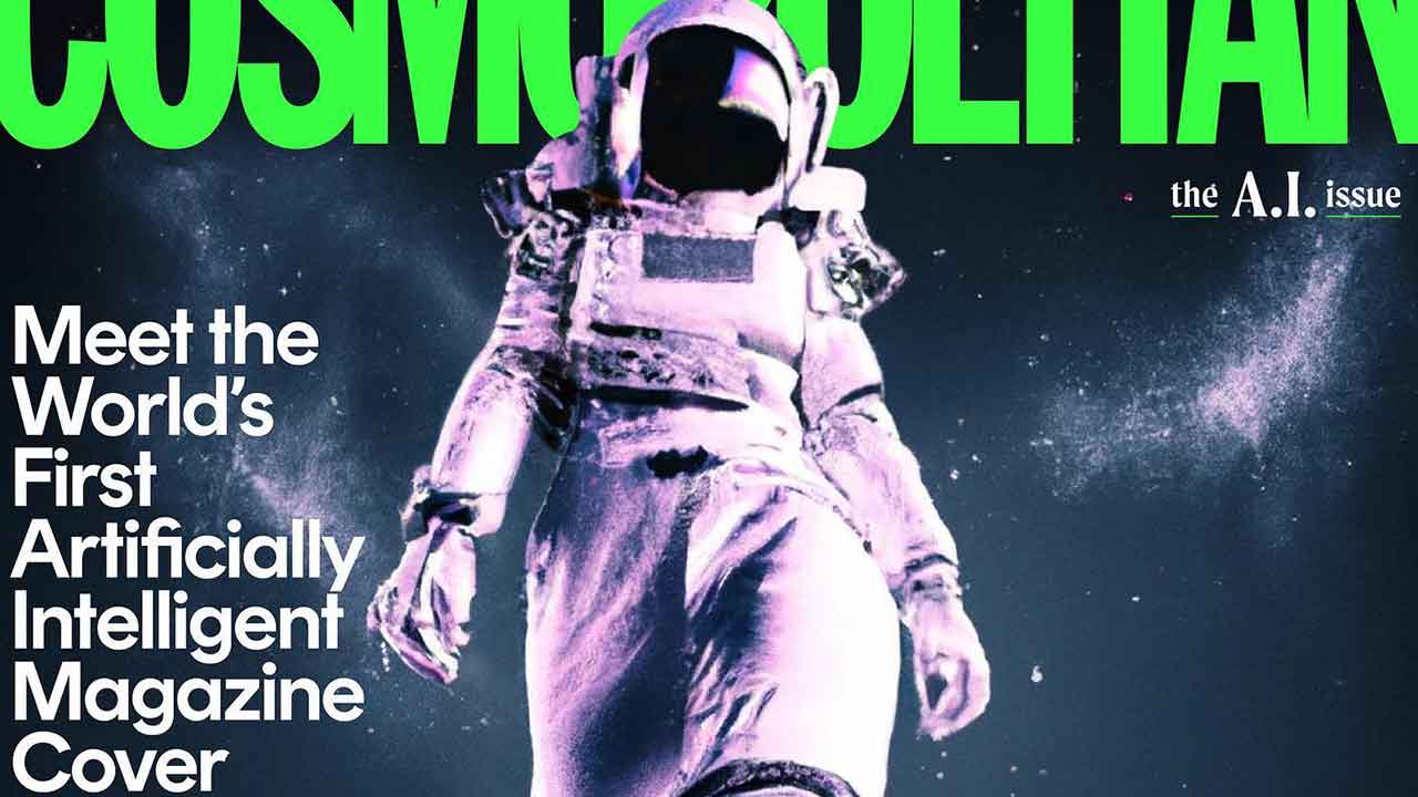 Artificial Intelligence makes Cosmo cover debut