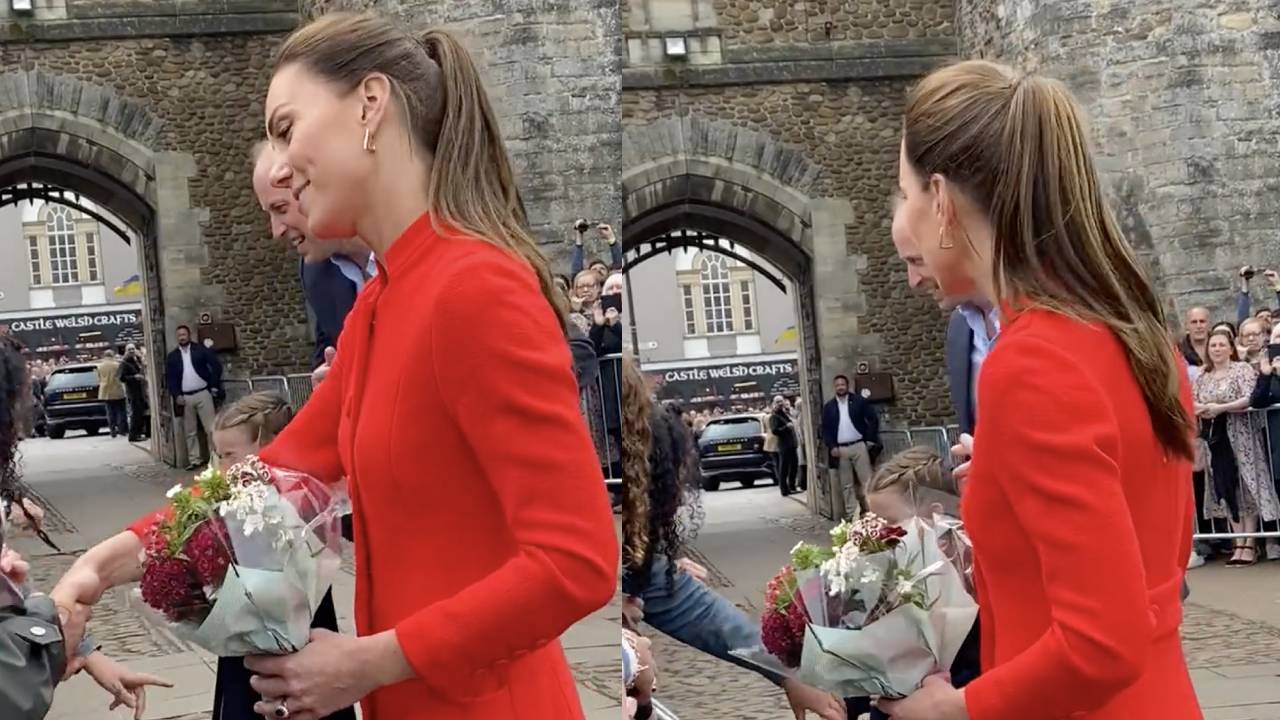 Sweet moment that made Duchess Kate gush