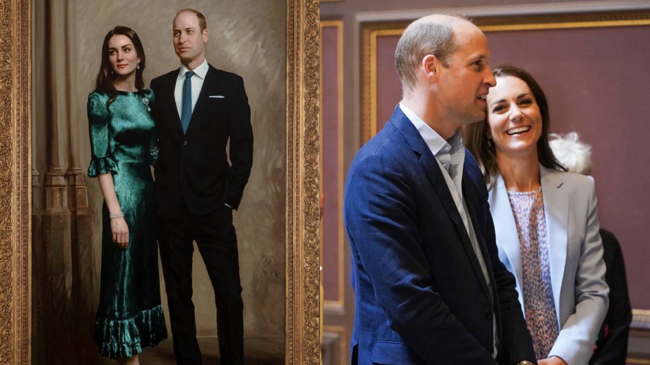 First ever official portrait of Will and Kate released