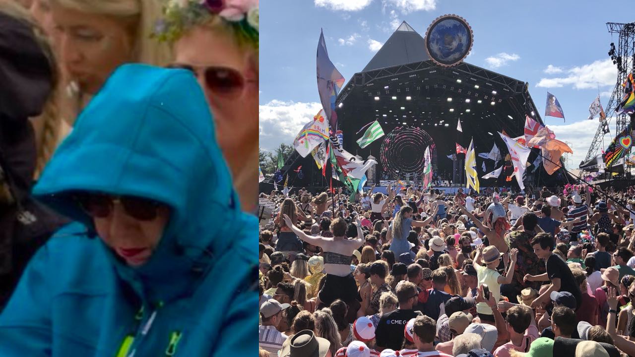 Royal fans claim they spotted Queen Elizabeth at Glastonbury Festival