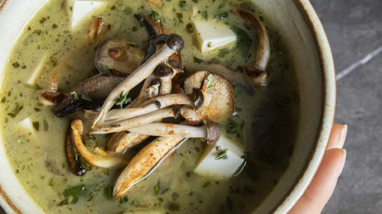 From a series of recipes by Xali: Cream of mushroom soup