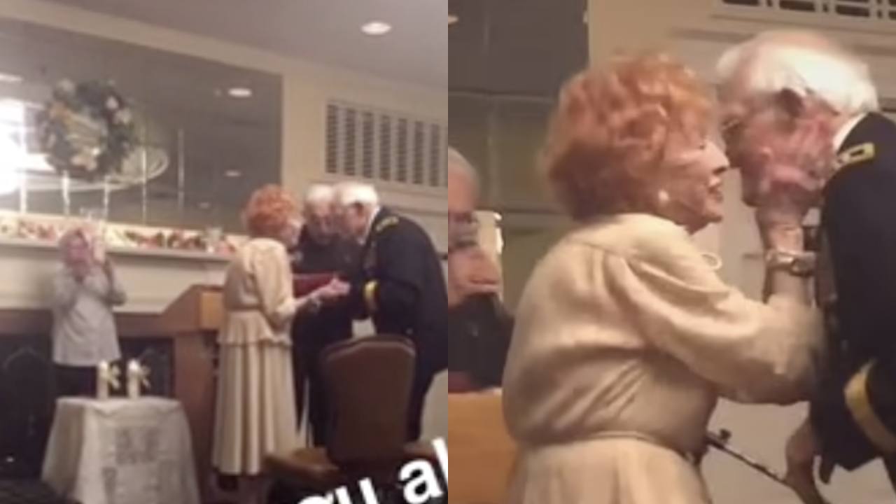 Touching video commemorates 70 years of marriage for couple in their 90s