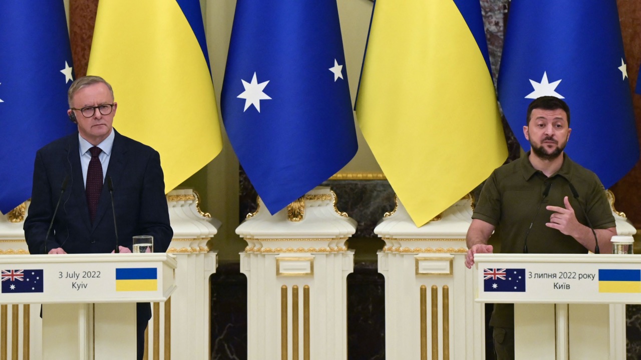 Anthony Albanese makes historic visit to war-torn Ukraine