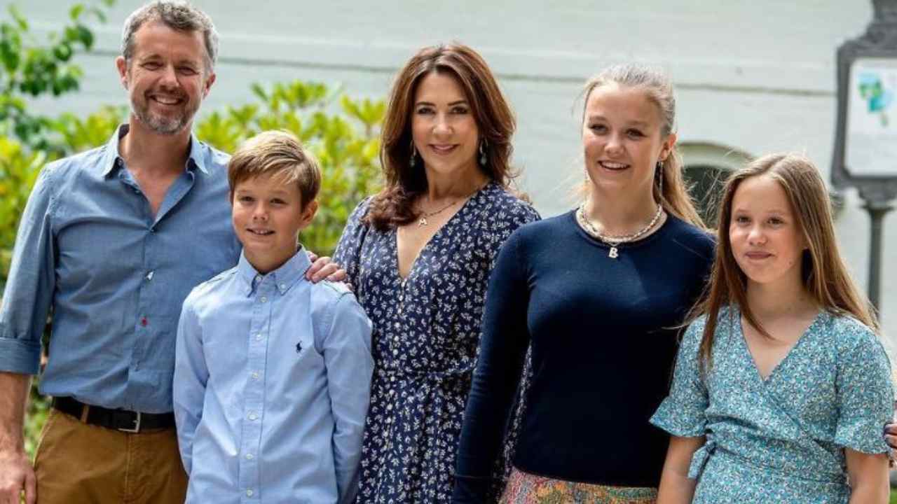 Adorable family photo shows Princess Mary’s kids all grown up