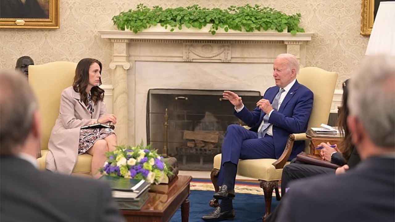 Jacinda Ardern slammed for “shocking” gift to Joe Biden