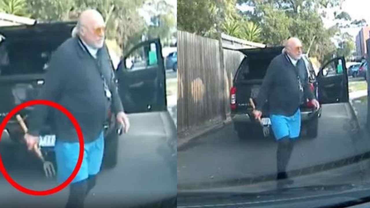 Rex Hunt captured in alleged road rage incident