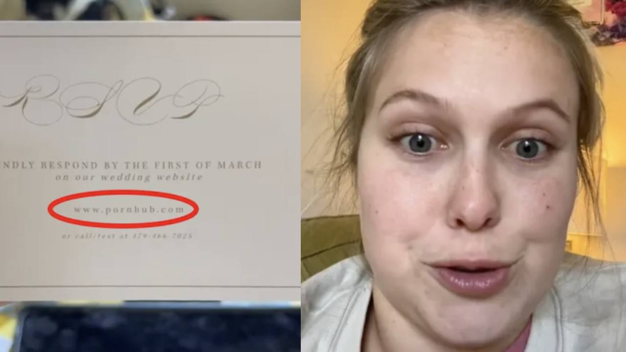 Major cringe: Bride discovers worst possible typo on invitations