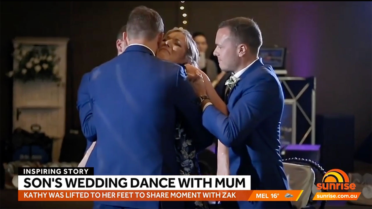 Son's first dance with mum suffering from motor neurone disease