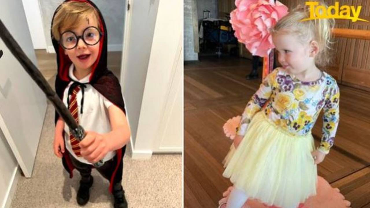 Karl and Ally’s children dress up for Book Week