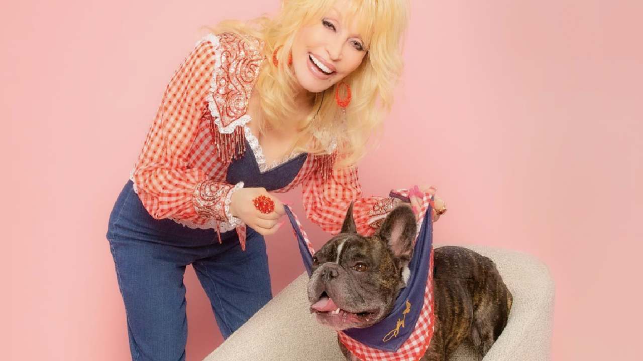 Round of a-paws for "Doggy" Parton