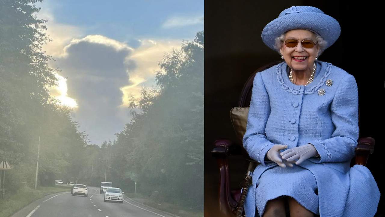 Am I seeing things?! Queen's image spotted in the clouds