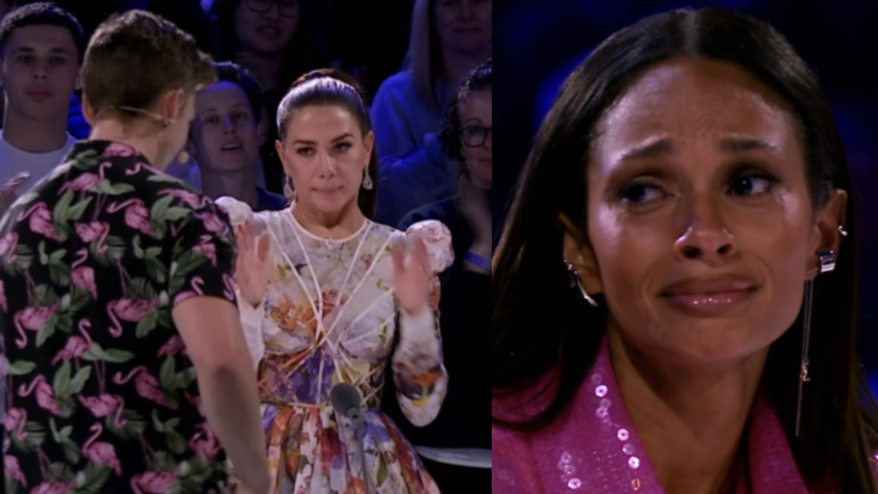 AGT judges moved to tears after "brave" act