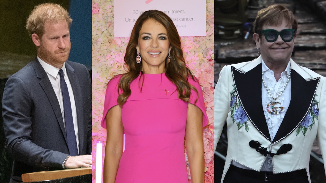 Prince Harry, Elizabeth Hurley and Elton John suing Daily Mail