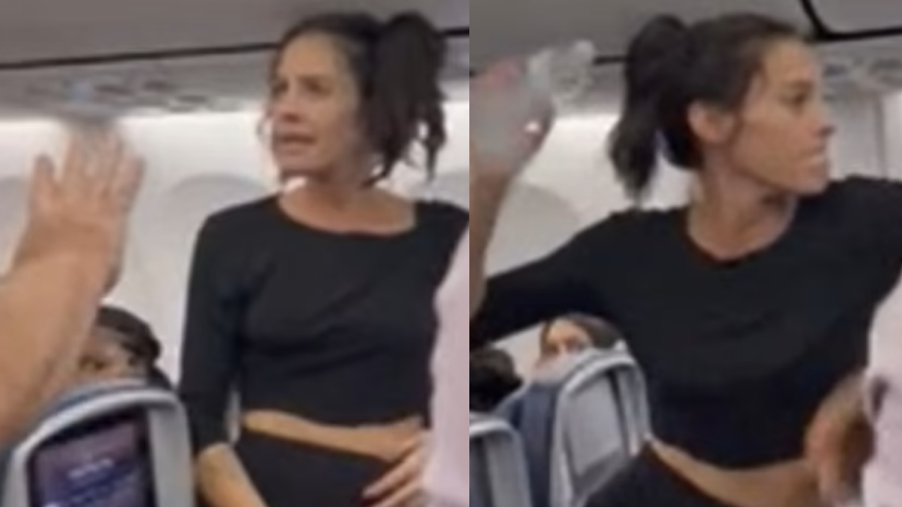 "Honey, we are about to fight": Woman kicked off flight for hurling water bottle