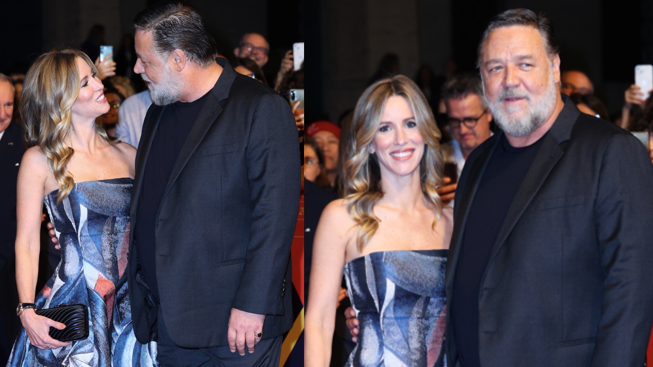 Russell Crowe makes red carpet debut with new girlfriend