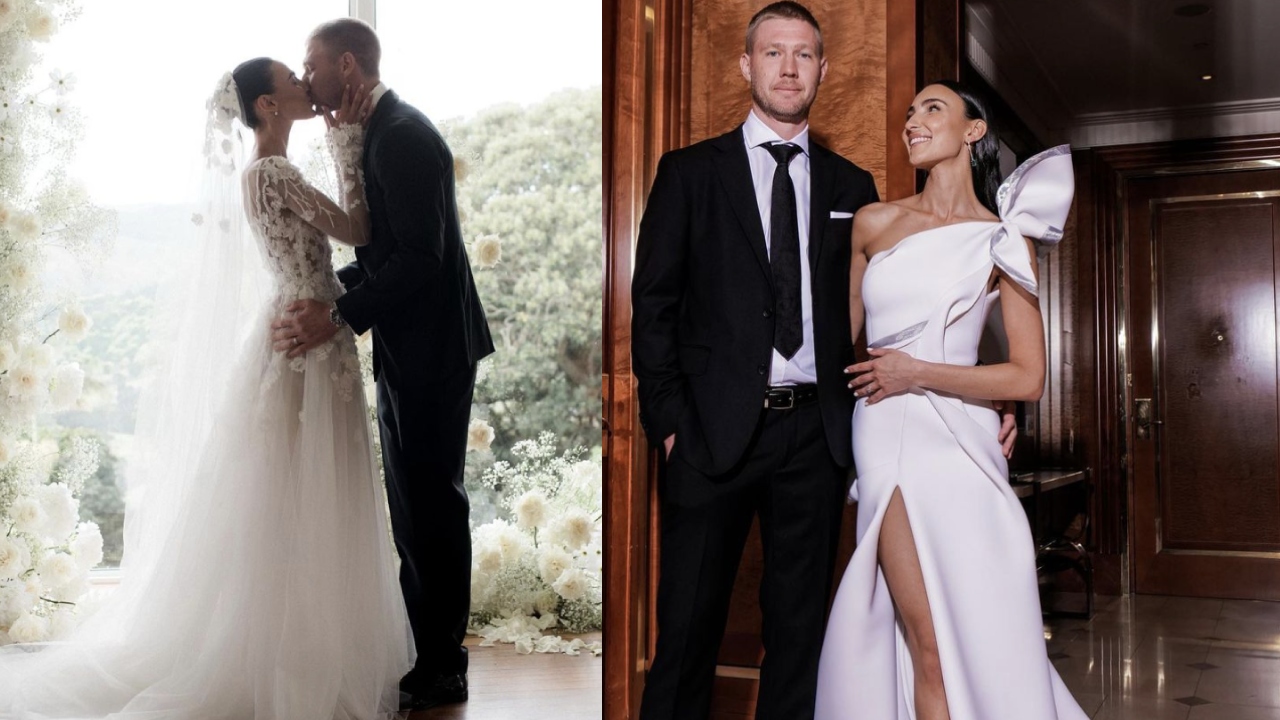 "My forever": AFL star ties the knot with Love Island winner