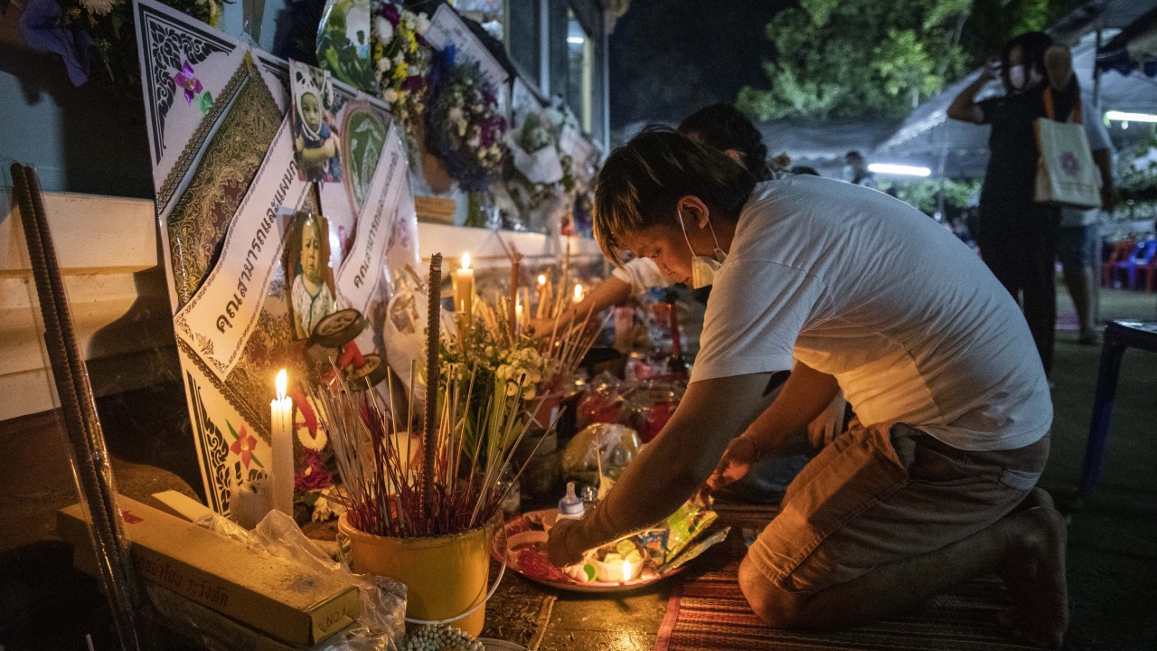 Thailand in mourning as victims of daycare massacre farewelled