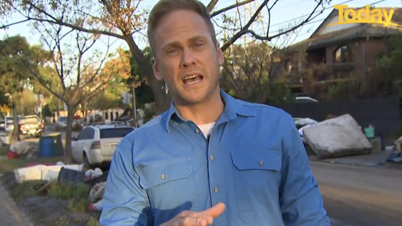 "Absolute scumbags": Today Show crew catch looters in the act