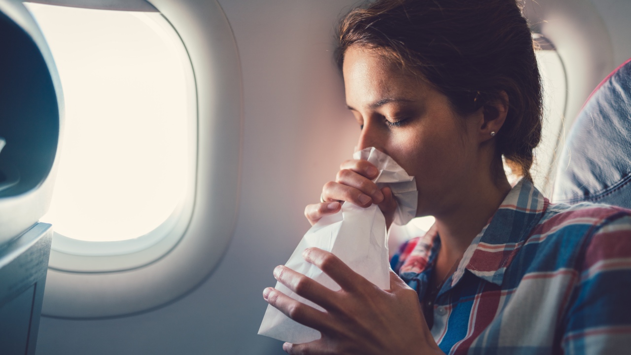 Six tricks to combat air travel sickness