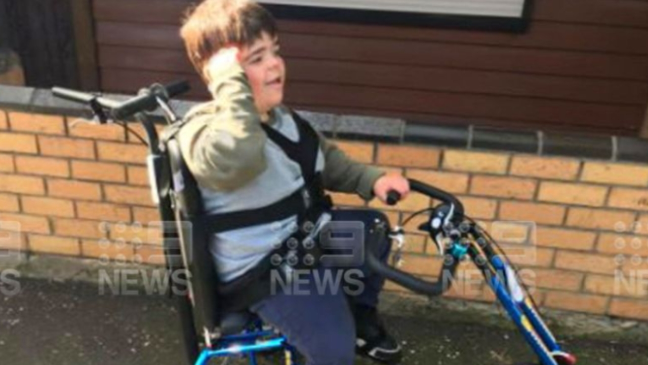 "I am devastated": Disabled boy's modified tricycle stolen