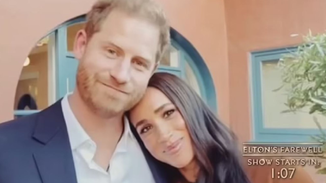 Prince Harry and Meghan Markle share a special message with Sir Elton John