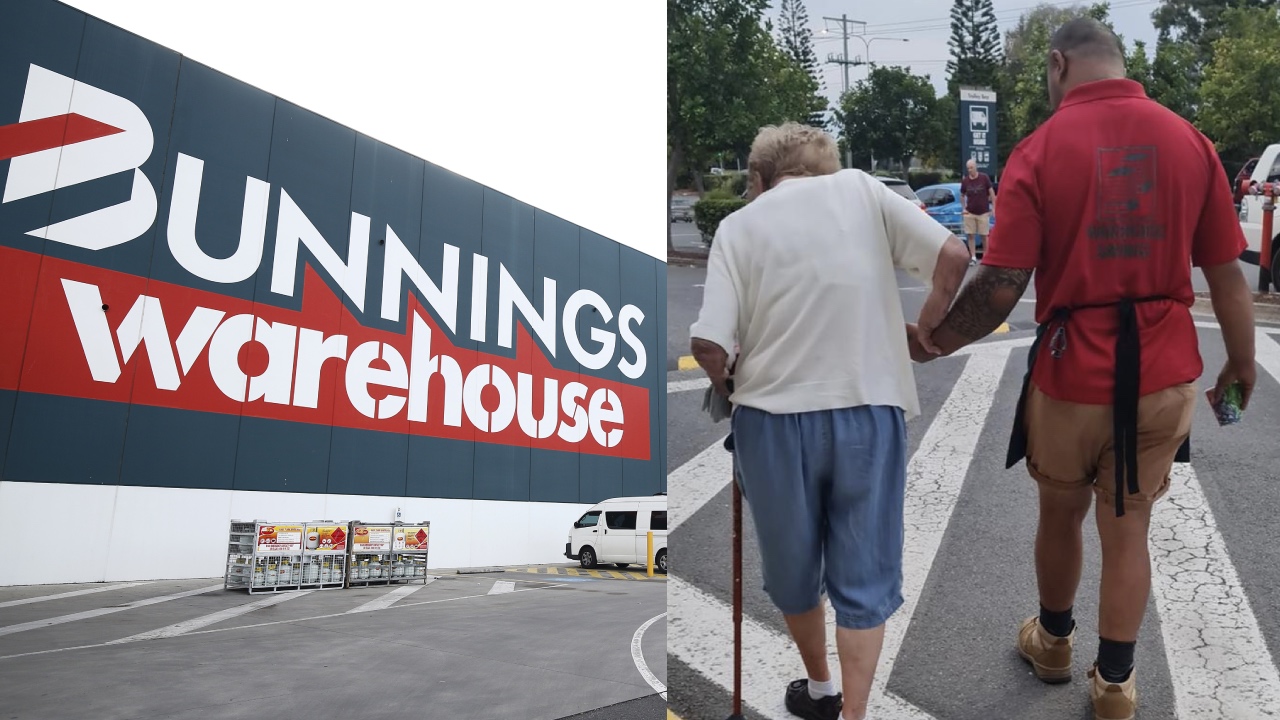 "That's what it's all about": Bunnings worker praised for act of kindness