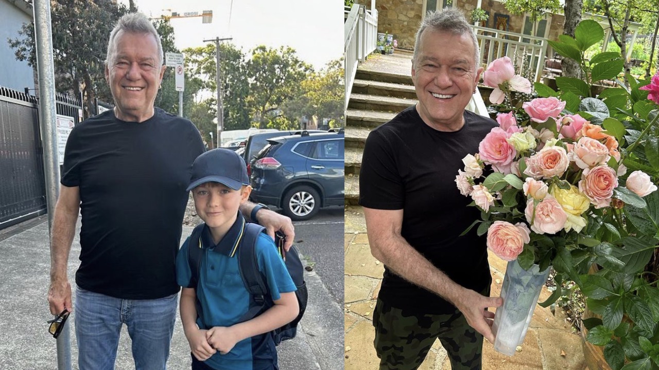 Barnesy does the drop-off! Jimmy Barnes shares heart-warming moment with his grandson