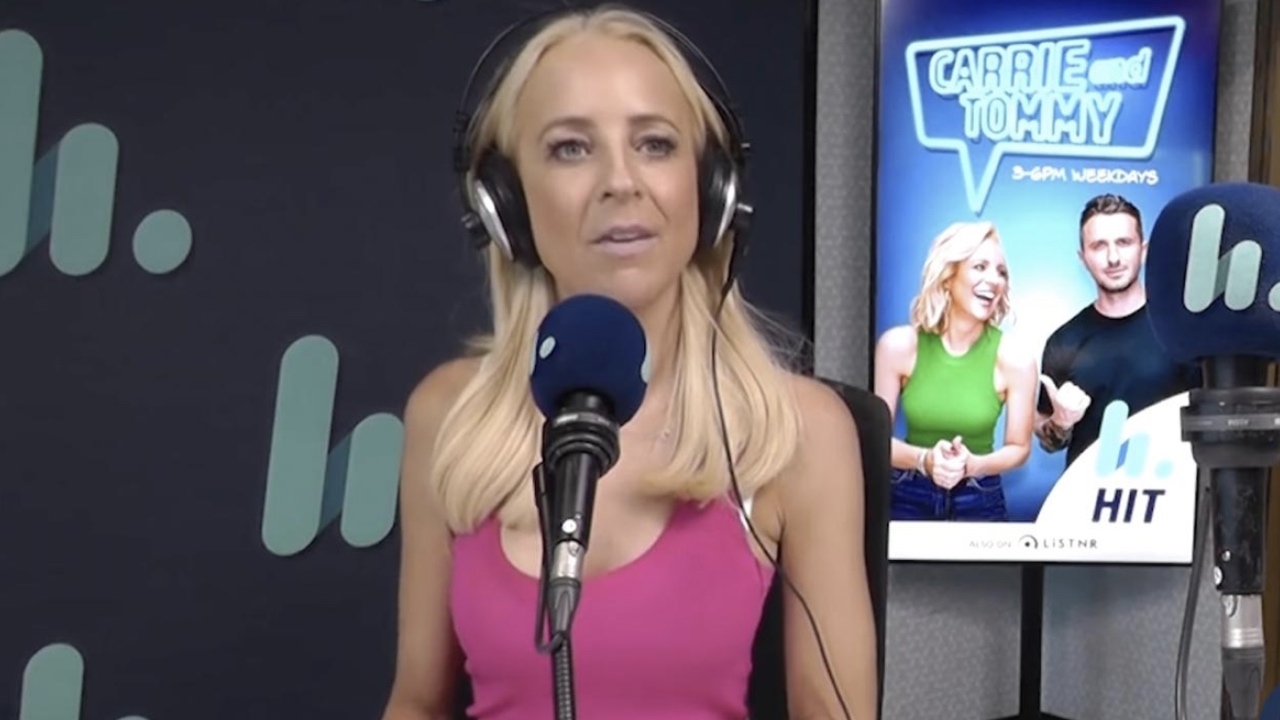 Carrie Bickmore cops a warning after going rogue on air