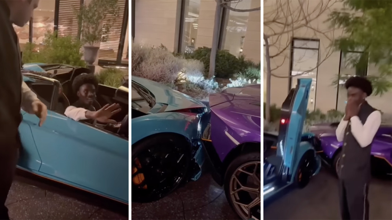 "You can’t park there, bro”: Perth valet smashes TWO lambos in costly mistake