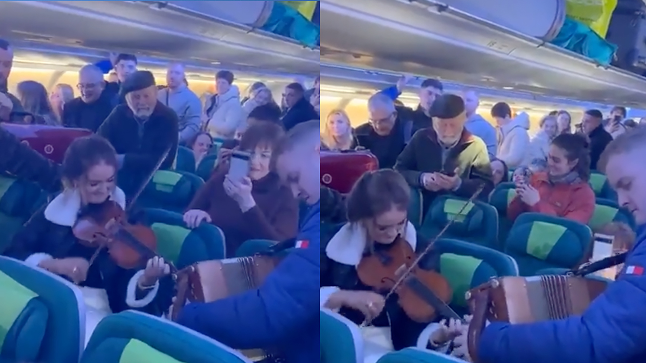  "Fiddle is good anywhere": Impromptu inflight concert divides opinion