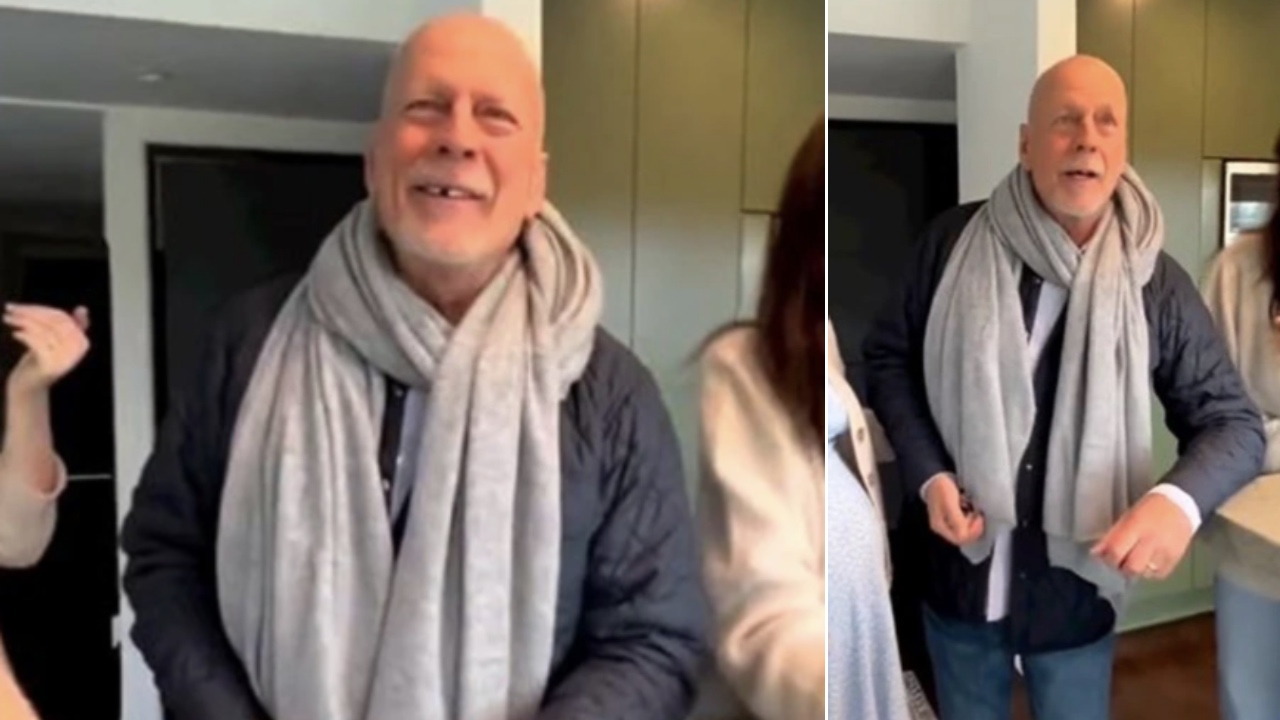 Bruce Willis' birthday joy