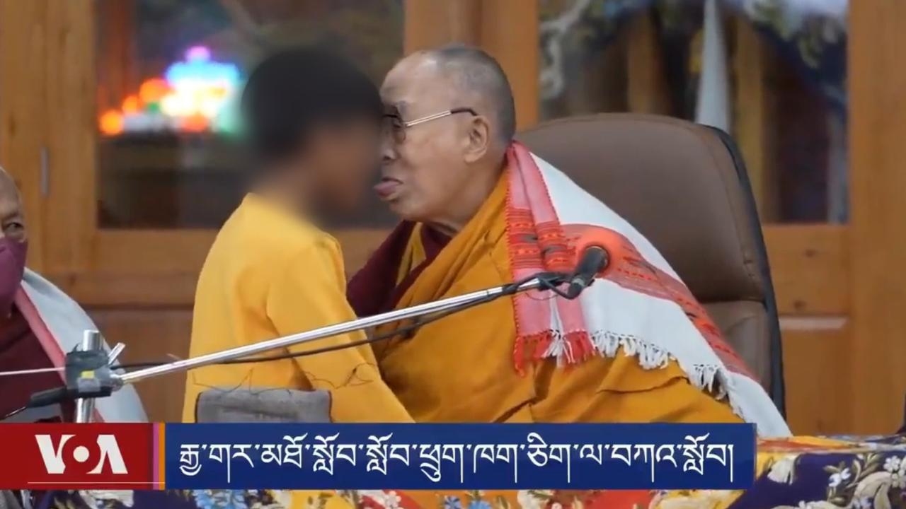 Dalai Lama forced to apologise following bizarre footage of him and young boy