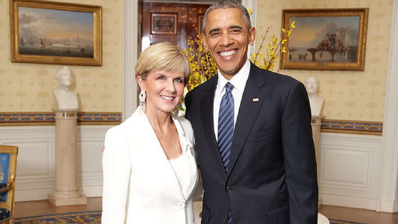 “Fashion diplomacy”: Julie Bishop's style choice that charmed Barack Obama